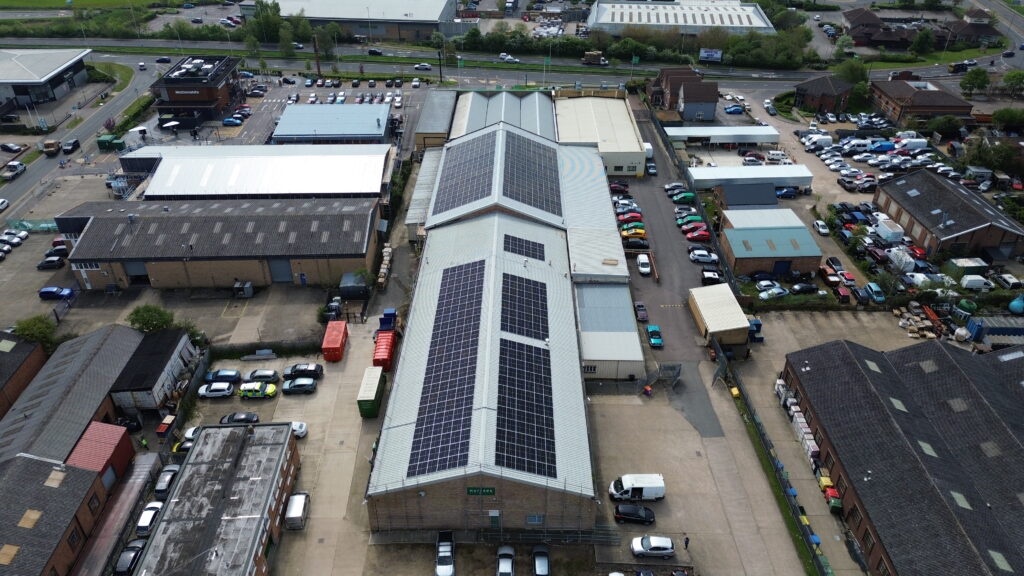 Hatters commercial solar installation