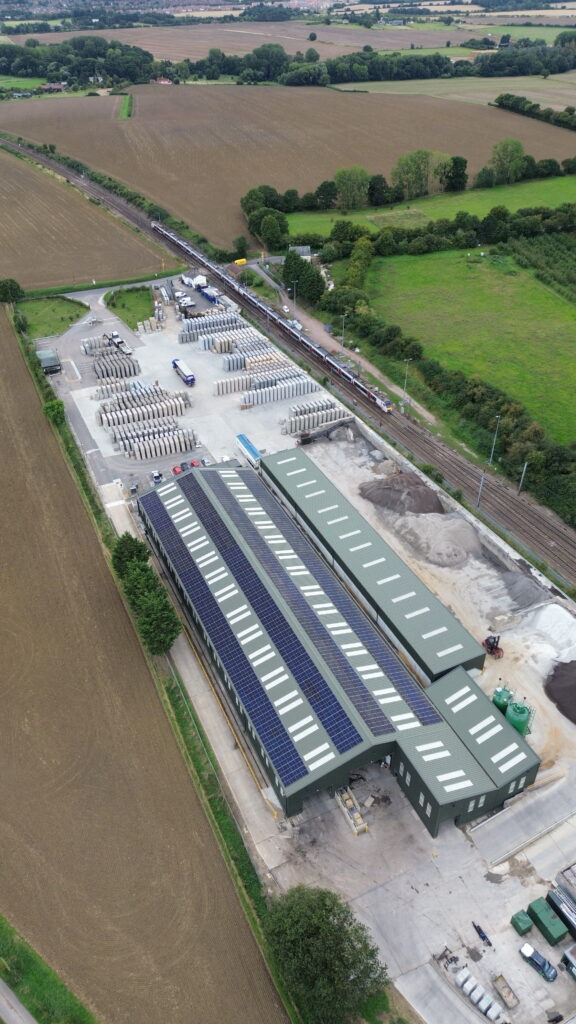 Haughley block plant commercial solar installation