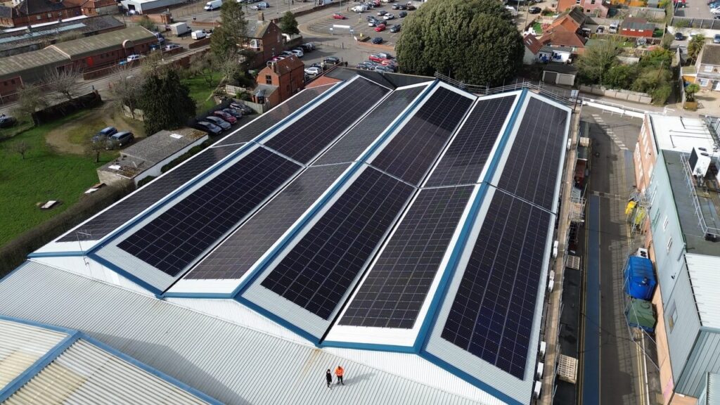 Aldiss commercial solar installation