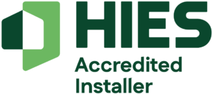 HIES accredited installer logo